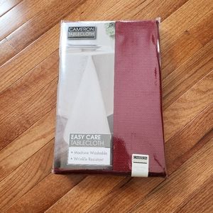 Cranberry Oblong Tablecloth 60" x 84"